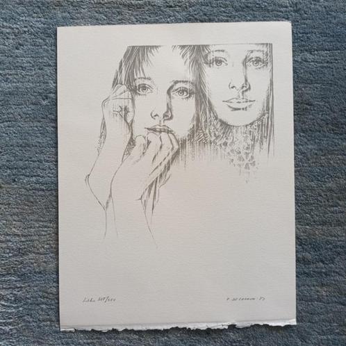 Paul De Cocker (1931-2020) - Lithografie handgesigneerd, Antiek en Kunst, Kunst | Litho's en Zeefdrukken, Ophalen of Verzenden