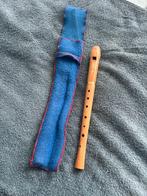 Houten blokfluit MOECK, Ophalen, Gebruikt, Met koffer, hoes of etui