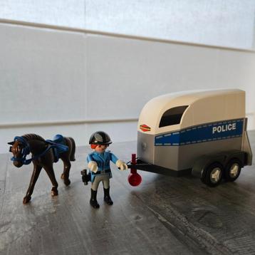 Playmobil 6922 bereden politie met trailer