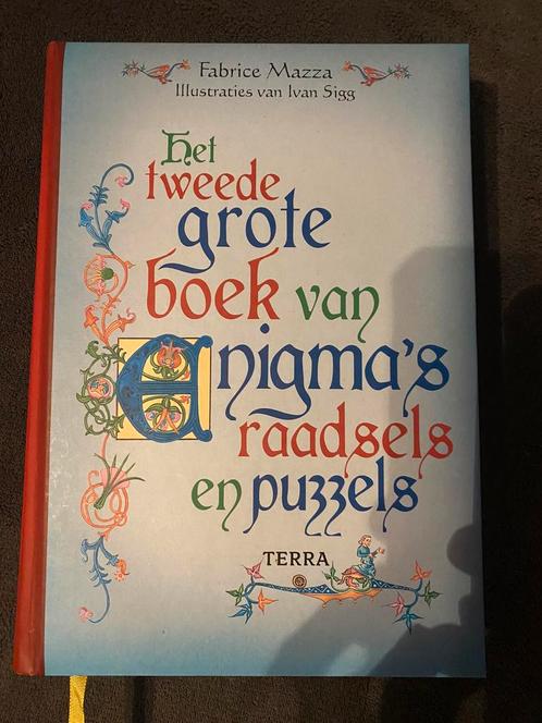 Het tweede grote boek van enigma's, raadsels en puzzels, Boeken, Hobby en Vrije tijd, Zo goed als nieuw, Ophalen of Verzenden