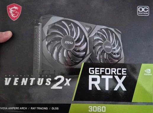 MSI Ventus 2x Geforce RTX 3060 12G OC, Computers en Software, Videokaarten, Zo goed als nieuw, Nvidia, PCI, GDDR6, HDMI, DisplayPort