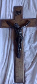 Crucifix bois et métal 64x33x7, Ophalen of Verzenden