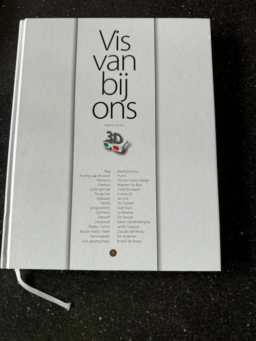 3D VISKOOKBOEK VIS VAN BIJ ONS -Maarten du Bois, Livres, Livres de cuisine, Enlèvement ou Envoi