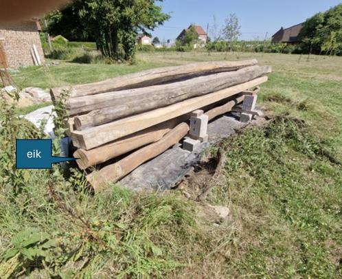 eik balk gepeld en gedroogd, Doe-het-zelf en Bouw, Hout en Planken, Nieuw, Balk, Eiken, 300 cm of meer, Minder dan 25 mm, Ophalen