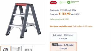 altrex laddertje beschikbaar voor biedingen