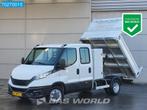 Iveco Daily 35C14 Kipper Dubbel Cabine met Kist 3.5t trekhaa, Auto's, Bestelwagens en Lichte vracht, 2757 kg, Gebruikt, Euro 6