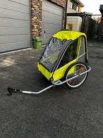 Fietskar - Vantly Kiddy Trailer Groen/Grijs, Enlèvement, Comme neuf