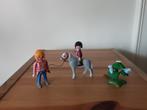 Playmobil maman avec fille et poney - complet, Enlèvement ou Envoi, Comme neuf, Ensemble complet