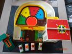 Fisher price, retro garage*VOLLEDIG*PRIMA STAAT Met 4 auto's, Ophalen of Verzenden