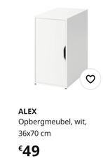 Kast Alex ikea, Huis en Inrichting, Kasten | Kleerkasten, Ophalen, Zo goed als nieuw