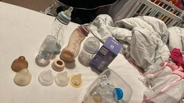 Baby flesjes difrax + browns + philip’s beschikbaar voor biedingen