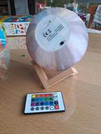 Maanlamp met afstandsbediening.Verandert van kleuren !.., Ophalen, Zo goed als nieuw