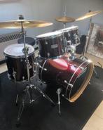 Drumstel kompleet, Muziek en Instrumenten, Drumstellen en Slagwerk, Ophalen, Zo goed als nieuw