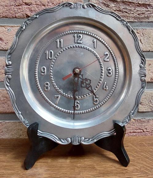 Tinnen wandklok - 92% tin - € 35, Antiek en Kunst, Antiek | Tin, Ophalen of Verzenden