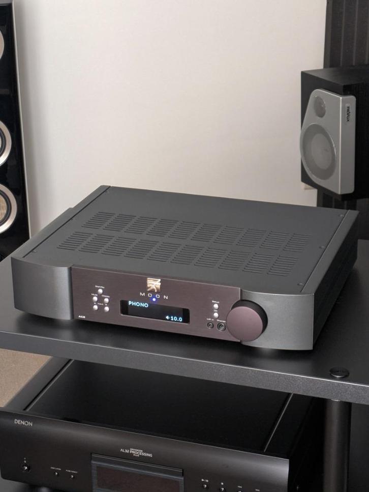 Simaudio Moon Ace, all-in-one netwerkversterker met DAC, Audio, Tv en Foto, Versterkers en Ontvangers, Gebruikt, Stereo, 60 tot 120 watt