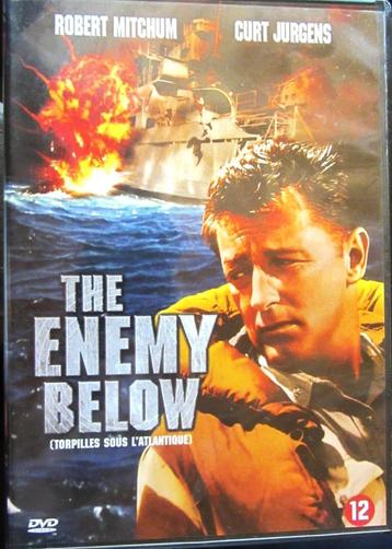 DVD OORLOG- THE ENEMY BELOW (ROBERT MITCHUM-CURT JURGENS) beschikbaar voor biedingen