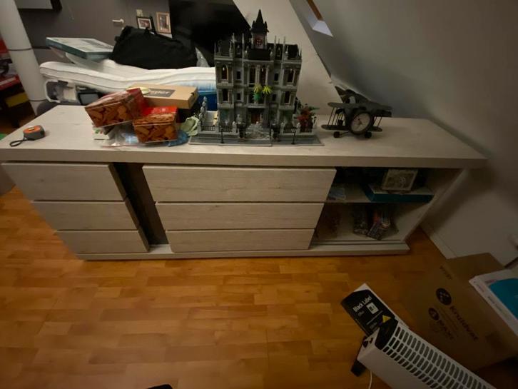 Set van 2 woonkamerkasten., Huis en Inrichting, Kasten | Dressoirs, Gebruikt, Ophalen