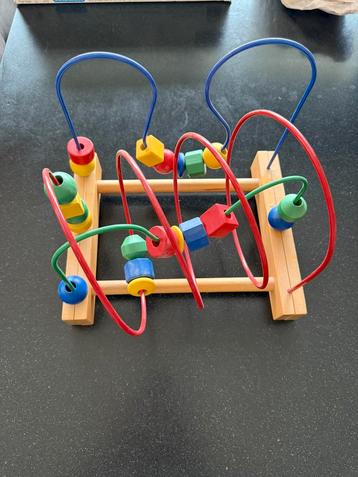 Kralenspiraal IKEA, peuter, houten kralenrollercoaster beschikbaar voor biedingen