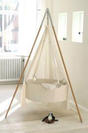 Leander wieg (incl staander, matras en doek), Kinderen en Baby's, Babywiegjes en Ledikanten, Zo goed als nieuw, Wieg, Ophalen