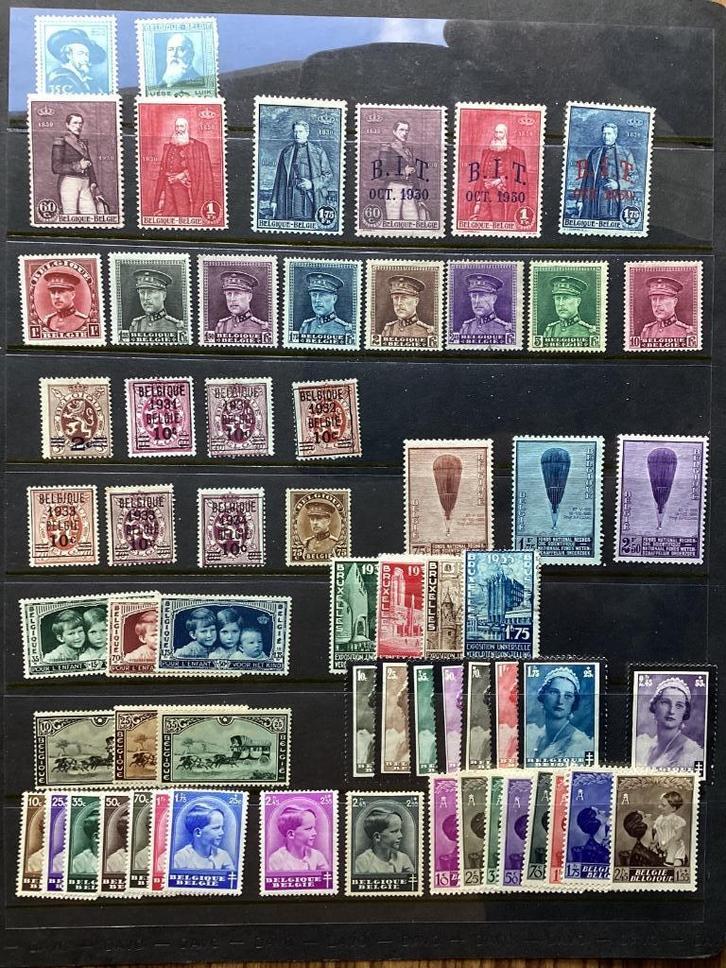 Belgische postzegelreeks postfris 1930-1937, Postzegels en Munten, Postzegels | Europa | België, Postfris, Overig, Postfris, Verzenden
