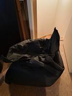 Zwarte zitzak, Maison & Meubles, Sièges-poires, Enlèvement, Pouf