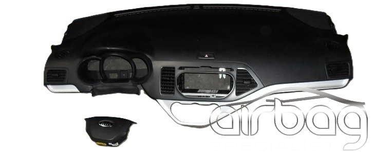 KIA PICANTO 2011-2016 airbag set dashboard gordels stuur  ai, Auto-onderdelen, Dashboard en Schakelaars, Kia, Gebruikt, Ophalen of Verzenden
