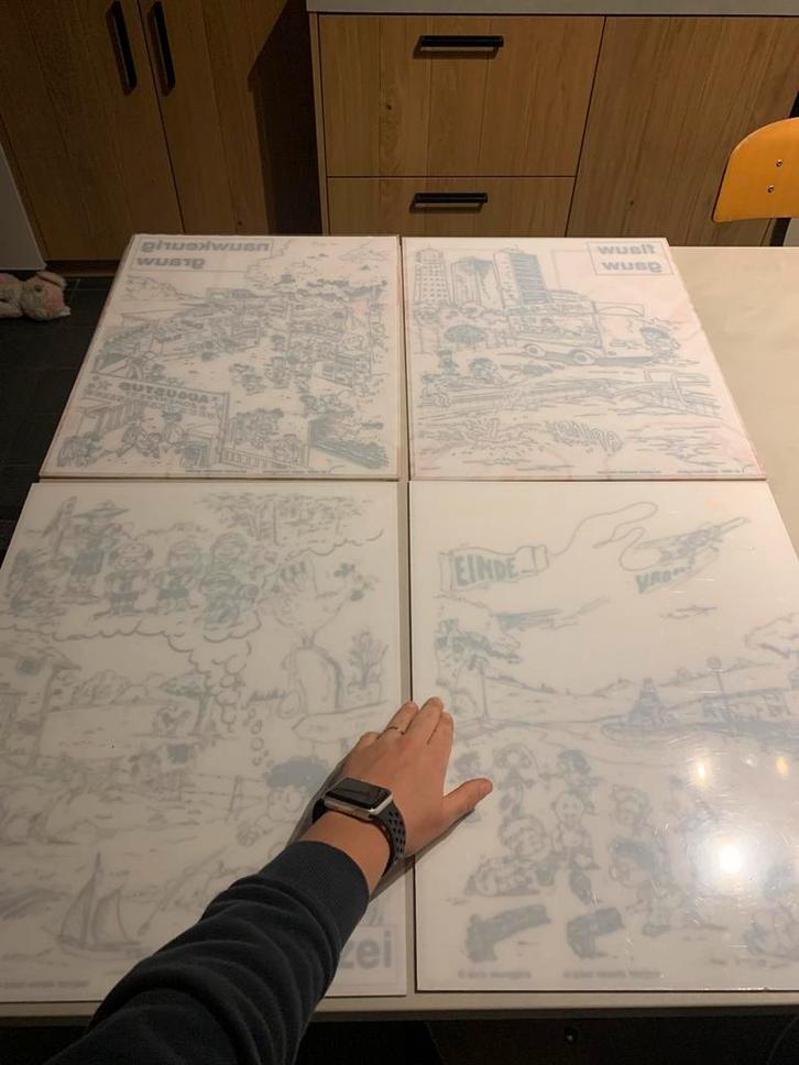 vintage 4 carte d’ecole de 1re et 2e année Alain Leuregans, Antiquités & Art, Antiquités | Cartes scolaires, Enlèvement ou Envoi