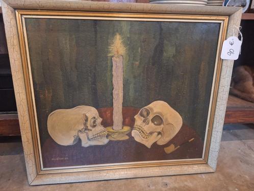 Memento mori schilderij - vanitas, Antiek en Kunst, Kunst | Schilderijen | Klassiek, Ophalen