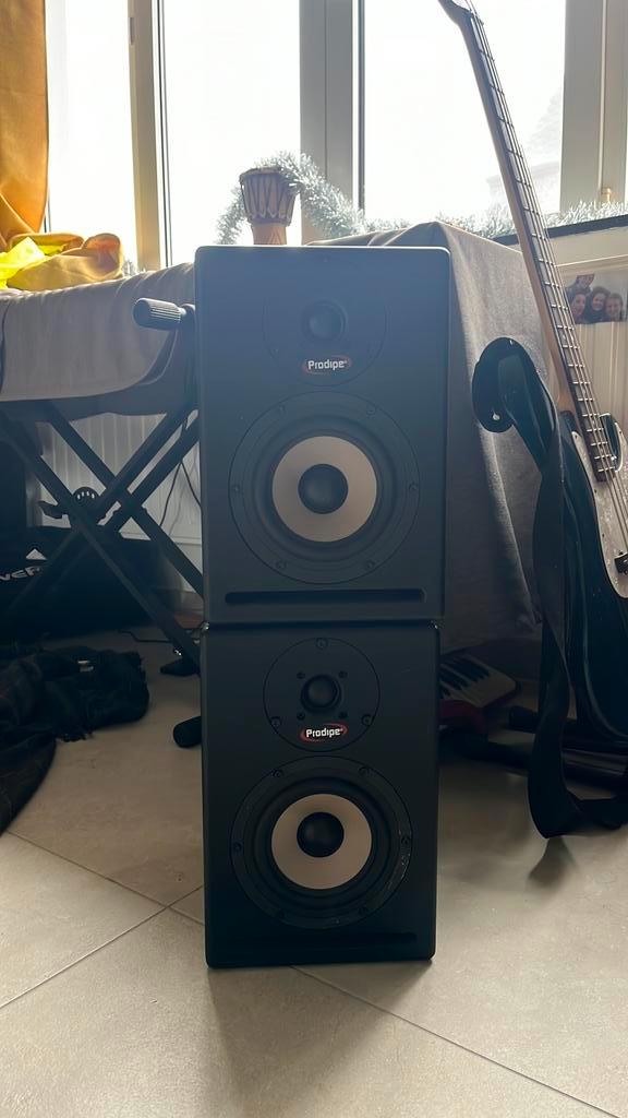 Enceintes studio monitoring Prodipe Pro 5, TV, Hi-fi & Vidéo, Enceintes, Utilisé, Autres types, 60 à 120 watts, Autres marques