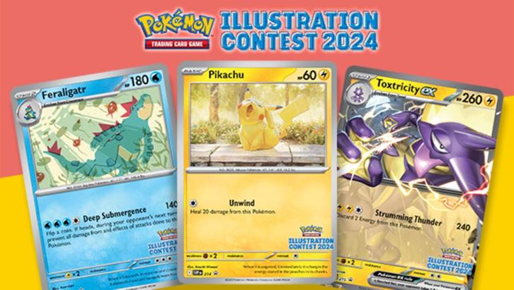 Illustration Contest 2024 Promo - Pokemon - Sealed Set!, Hobby en Vrije tijd, Verzamelkaartspellen | Pokémon, Nieuw, Meerdere kaarten