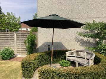 Parasol met voet 