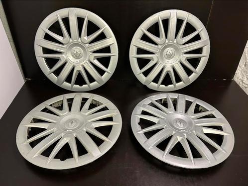 4 Renault Clio Megane Kangoo Twingo Zoé 15" wieldoppen, Auto diversen, Wieldoppen, Gebruikt, Ophalen of Verzenden