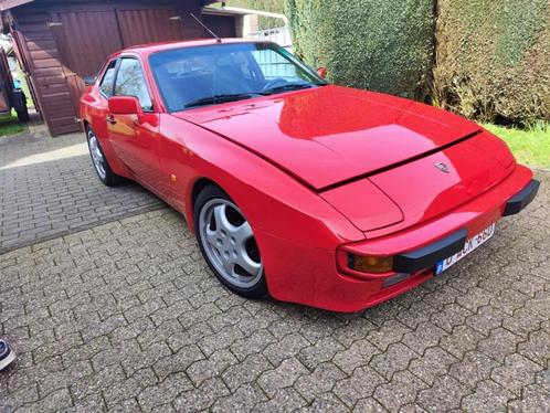 porsche 944 targa, Autos, Porsche, Particulier, Essence, Coupé, 3 portes, Boîte manuelle, Rouge, Noir, Cuir, Propulsion arrière