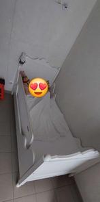 Eenpersoonsbed, Huis en Inrichting, Ophalen, Zo goed als nieuw, Eenpersoons, Wit