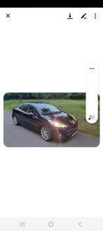 Peugeot  cabriolet  207 zwart camel kleur.  Leder  interieur, Auto's, Particulier, Te koop