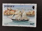 Jersey 1992 - navires - voilier - navigation, Timbres & Monnaies, Timbres | Europe | Royaume-Uni, Affranchi, Enlèvement ou Envoi