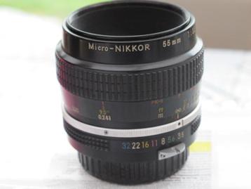 Micro nikkor 55 f3.5 non AI beschikbaar voor biedingen