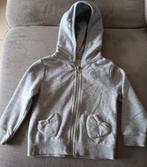 Gilet capuche gris clair fille 3-4 ans, Kinderen en Baby's, Kinderkleding | Maat 104, Ophalen of Verzenden, Gebruikt, Meisje, Trui of Vest