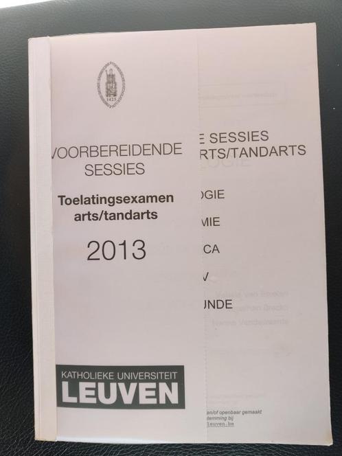 Toelatingsexamen arts/tandarts, Boeken, Studieboeken en Cursussen, Ophalen of Verzenden