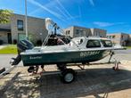 Kajuitboot met trailer boot compleet ruilen oldtimer auto, Sports nautiques & Bateaux, Polyester, Enlèvement, 10 à 30 ch, Jusqu'à 6 m