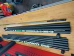 3x vaste stok + foudraal, Watersport en Boten, Hengelsport | Witvissen, Ophalen, Zo goed als nieuw
