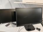 2x Tweedehands Monitoren – Dell 22” + LG 27” – goede stat, Computers en Software, Monitoren, VGA, HD, IPS, Ophalen of Verzenden