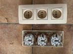 Stopcontact Niko drievoudig, Doe-het-zelf en Bouw, Ophalen, Zo goed als nieuw, Stopcontact