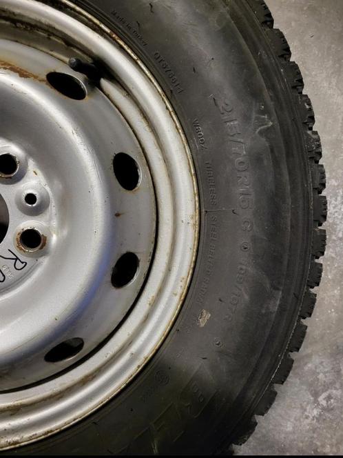 Winterbanden Bridgestone op velg, Auto-onderdelen, Banden en Velgen, Banden en Velgen, Winterbanden, 15 inch, 215 mm, Bestelwagen