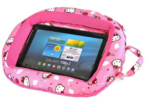 Housse pour tablette Hello Kitty pour enfants, Computers en Software, Tablet-hoezen, Zo goed als nieuw, Bescherming voor- en achterkant