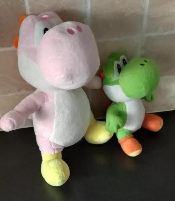 Super mario bross yoshi 30 cm, Kinderen en Baby's, Speelgoed | Knuffels en Pluche, Zo goed als nieuw, Ophalen of Verzenden