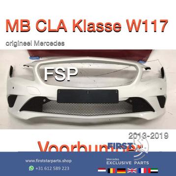 W117 CLA voorbumper wit origineel 2013-2019 Mercedes