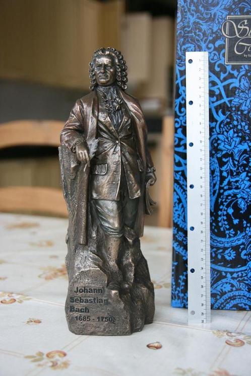 Mooi beeld van J.S. Bach, Verzamelen, Beelden en Beeldjes, Zo goed als nieuw, Mens, Ophalen of Verzenden