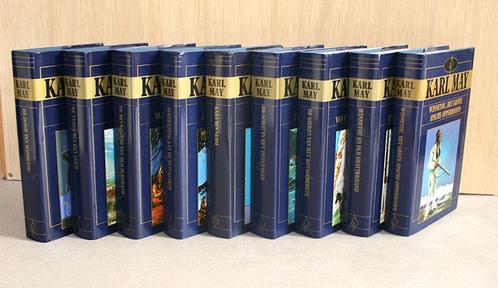Karl May:  Winnetou – set van 9 voor 20 euro, Boeken, Avontuur en Actie, Gelezen, Ophalen of Verzenden