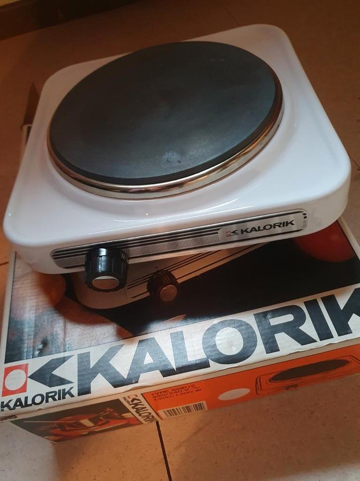 Kalorik, Elektronische apparatuur, Kookplaten, Gebruikt, Vrijstaand, Elektrisch, 3 kookzones of minder, Ophalen of Verzenden